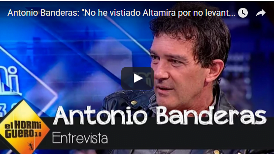 Antonio Banderas en el Hormiguero 3.0