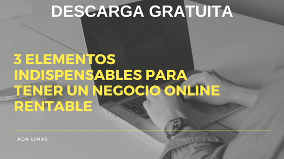 ELEMENTOS BASICOS PARA TENER UN NEGOCIO ONLINE RENTABLE